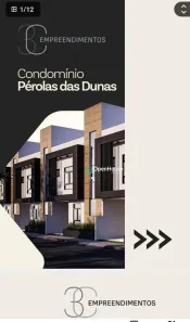 Casa de Condomínio com 2 Quartos à venda, 90m² no Ponta Negra, Natal