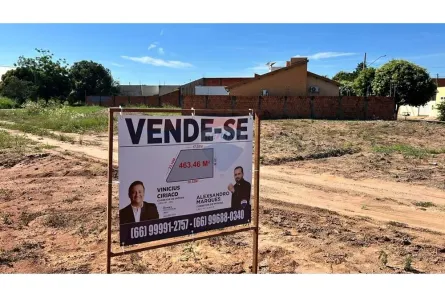 Lote/Terreno à venda, 463m² no Loteamento Parque das Rosas, Rondonópolis