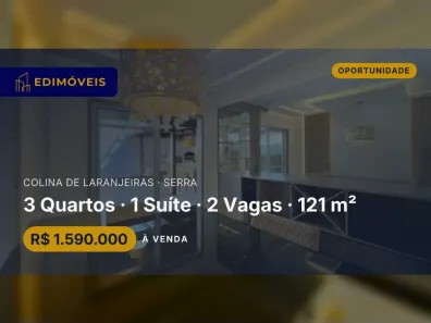 Casa com 3 Quartos à venda, 121m² no Colina de Laranjeiras, Serra