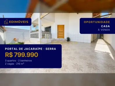 Casa com 3 Quartos à venda, 210m² no Portal de Jacaraípe, Serra