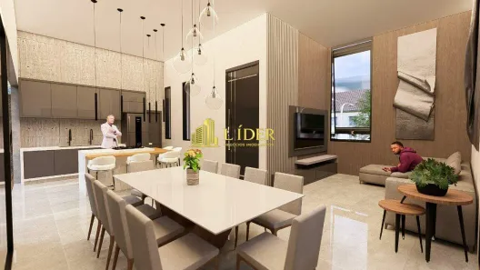Casa de Condomínio com 3 Quartos à venda, 190m² no Shopping Park, Uberlândia