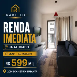 Apartamento com 1 Quarto à venda, 35m² no Butantã, São Paulo