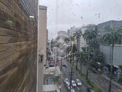 Sala Comercial para alugar, 105m² no Gonzaga, Santos