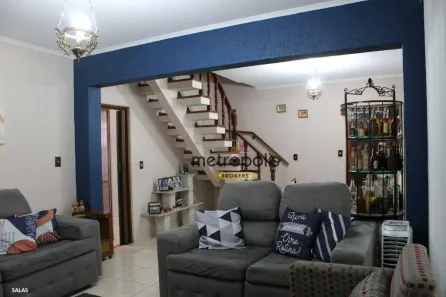 Sobrado com 3 Quartos à venda, 295m² no Vila Homero Thon, Santo André