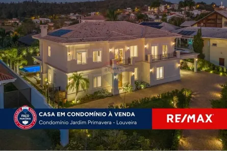 Casa de Condomínio com 6 Quartos à venda, 670m² no Residencial Jardim Primavera, Louveira