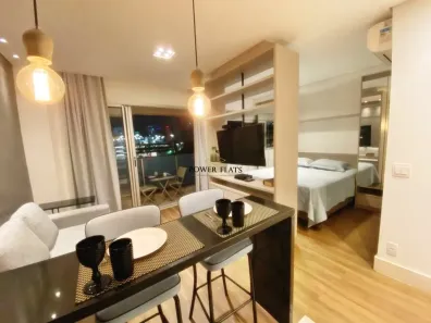 Flat com 1 Quarto para alugar, 50m² no Santo Amaro, São Paulo