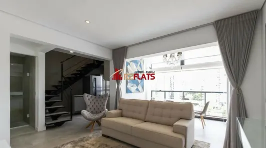 Apartamento com 1 Quarto para alugar, 80m² no Vila Olímpia, São Paulo