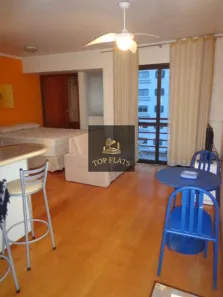 Flat com 1 Quarto para alugar, 35m² no Moema, São Paulo