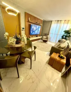 Apartamento com 3 Quartos para alugar, 90m² no Boqueirão, Santos
