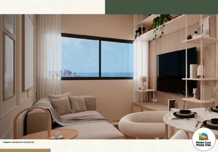 Apartamento com 2 Quartos à venda, 42m² no Piedade, Jaboatão dos Guararapes