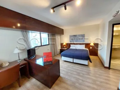 Flat com 1 Quarto para alugar, 29m² no Cidade Monções, São Paulo