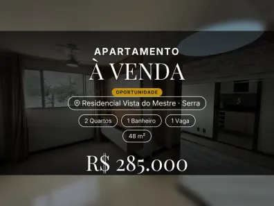 Apartamento com 2 Quartos à venda, 48m² no Residencial Vista do Mestre, Serra