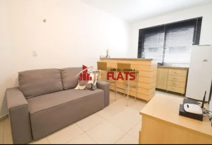 Flat com 1 Quarto para alugar, 35m² no Pinheiros, São Paulo