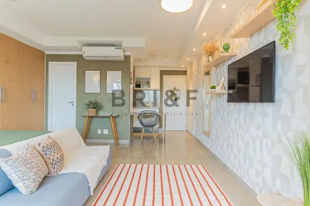 Apartamento com 1 Quarto para alugar, 41m² no Brooklin Paulista, São Paulo