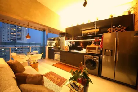 Apartamento com 1 Quarto à venda, 40m² no Cidade Monções, São Paulo