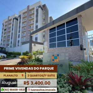 Apartamento com 2 Quartos para alugar, 167m² no Planalto, Manaus