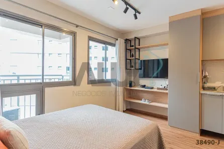 Apartamento com 1 Quarto à venda, 25m² no Santo Amaro, São Paulo