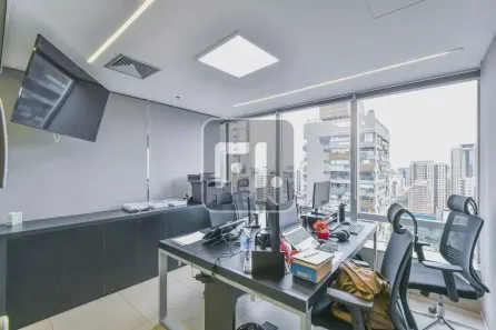 Sala Comercial para alugar, 185m² no Cidade Monções, São Paulo