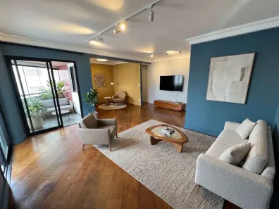Apartamento com 3 Quartos para alugar, 116m² no Indianópolis, São Paulo
