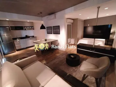 Apartamento com 1 Quarto para alugar, 62m² no Cidade Monções, São Paulo