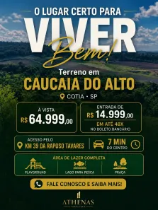 Lote/Terreno à venda, 500m² no Centro (Caucaia do Alto), Cotia