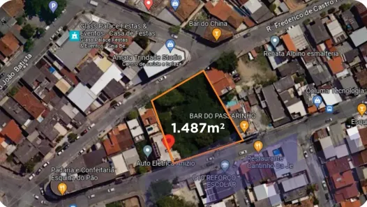 Lote/Terreno à venda, 1487m² no Centro, Nova Iguaçu