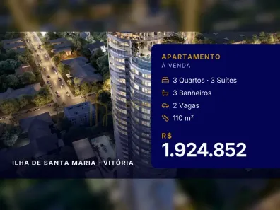 Apartamento com 3 Quartos à venda, 110m² no Ilha de Santa Maria, Vitória