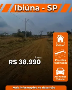 Lote/Terreno à venda, 1000m² no Ibiúna, Ibiúna