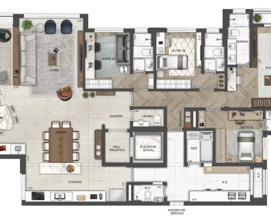 TERRARO VILA ROMANA - APARTAMENTOS no Vila Romana, São Paulo