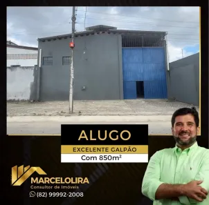 Galpão/Depósito/Armazém para alugar, 850m² no Cidade Universitária, Maceió