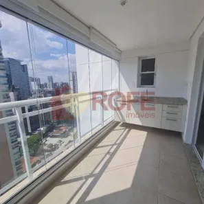 Apartamento com 1 Quarto para alugar, 52m² no Cidade Monções, São Paulo