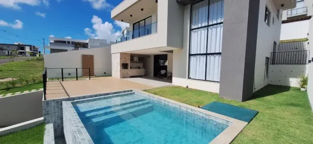 Casa de Condomínio com 4 Quartos à venda, 270m² no Alphaville (Abrantes), Camaçari