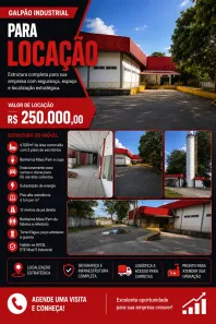 Galpão/Depósito/Armazém para alugar, 6500m² no Alvorada, Manaus