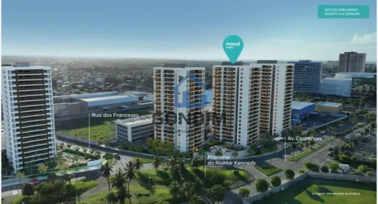 Apartamento com 3 Quartos à venda, 68m² no Presidente Kennedy, Fortaleza