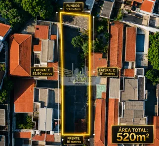 Lote/Terreno à venda, 520m² no Parque das Nações, Santo André