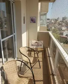Apartamento com 3 Quartos para alugar, 93m² no Campestre, Santo André
