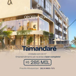 Apartamento com 1 Quarto à venda, 22m² no Centro, Tamandaré