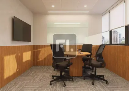 Sala Comercial para alugar, 155m² no Cidade Monções, São Paulo