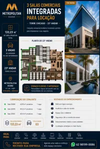 Prédio Comercial para alugar, 133m² no Setor Bueno, Goiânia