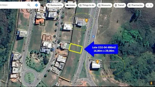 Lote/Terreno à venda, 490m² no Condomínio Residencial Alphaville I, São José dos Campos