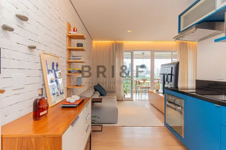 Apartamento com 1 Quarto à venda, 43m² no Cidade Monções, São Paulo