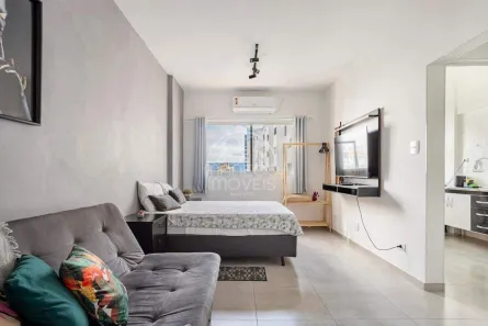 Apartamento com 1 Quarto à venda, 33m² no Centro, São Vicente