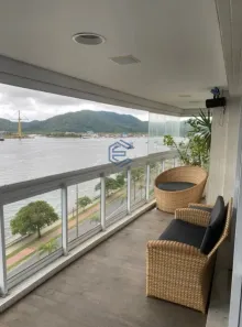 Apartamento com 3 Quartos para alugar, 189m² no Ponta da Praia, Santos