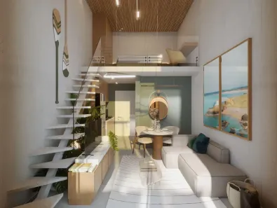 Apartamento com 1 Quarto à venda, 34m² no Porto de Galinhas, Ipojuca