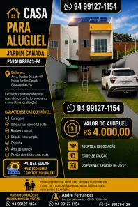 Prédio Residencial com 3 Quartos para alugar, 220m² no Jardim Canadá, Parauapebas