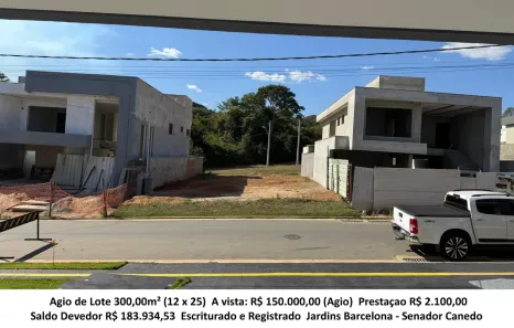 Lote/Terreno à venda, 300m² no Jardins Barcelona, Senador Canedo