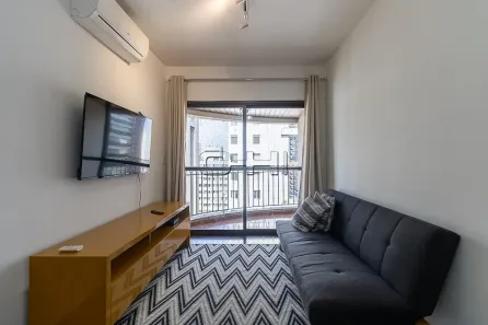 Apartamento com 1 Quarto para alugar, 45m² no Itaim Bibi, São Paulo