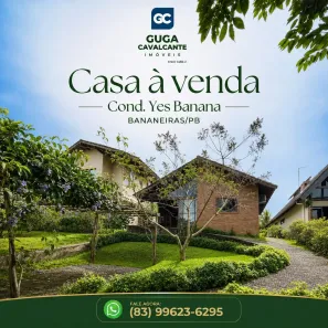 Casa de Condomínio com 3 Quartos à venda, 160m² no , Bananeiras