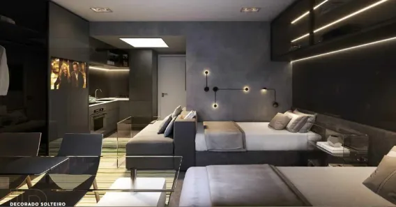 Apartamento com 1 Quarto à venda, 25m² no Centro Histórico, Porto Alegre