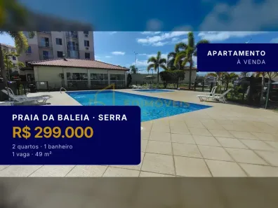 Apartamento com 2 Quartos à venda, 49m² no Praia da Baleia, Serra